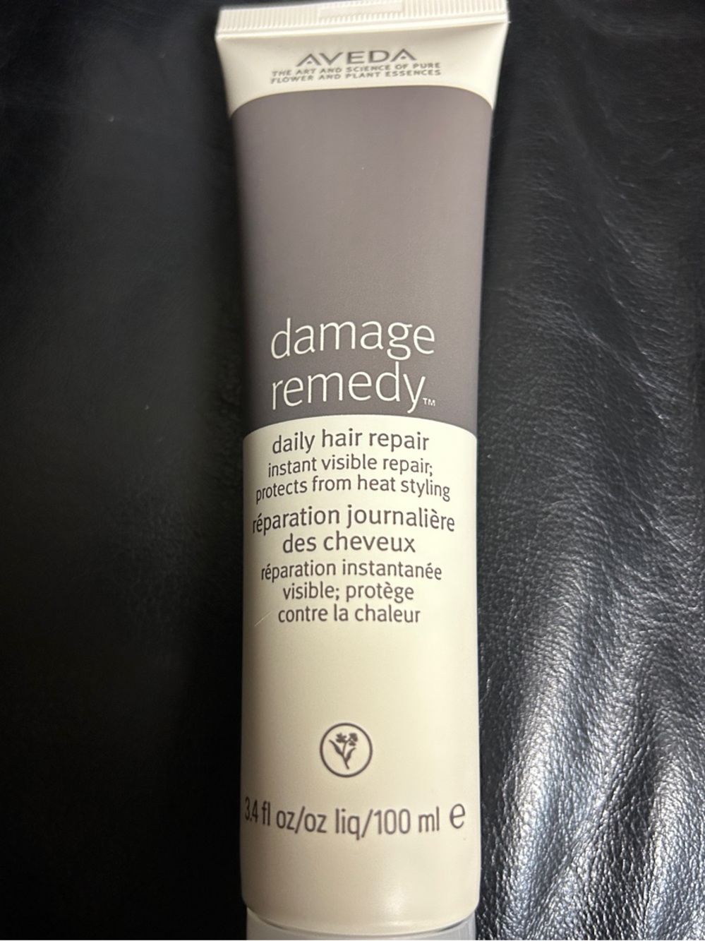 AVEDA Damage Remedy Daily Hair Repair — Taupe & Cream Tube